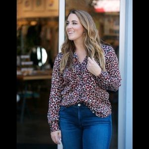 Sanctuary Monday to Sunday modern cheetah top 🐆